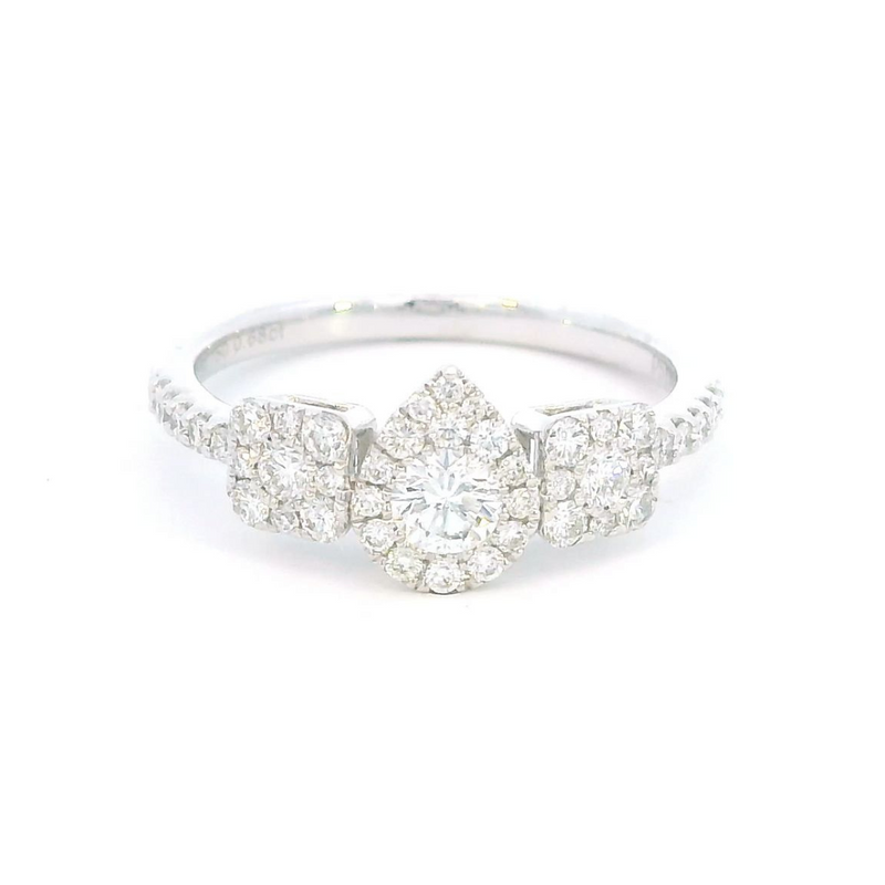 Nina White Gold Diamond Ring