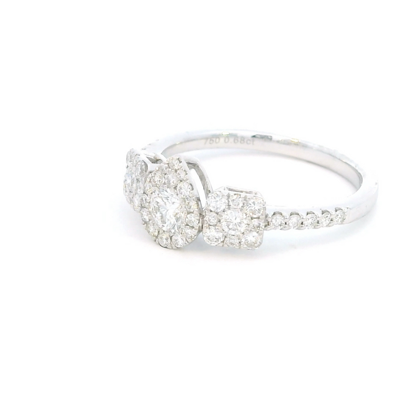 Nina White Gold Diamond Ring