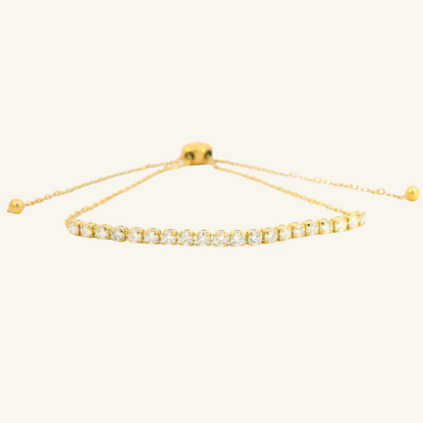 Brille Yellow Gold Diamond Bracelet