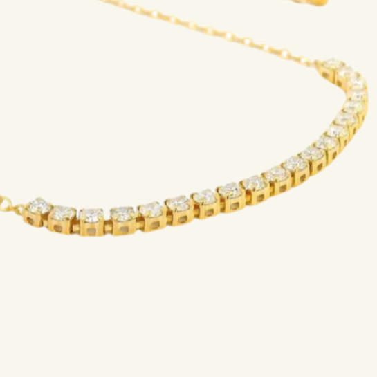 Brille Yellow Gold Diamond Bracelet