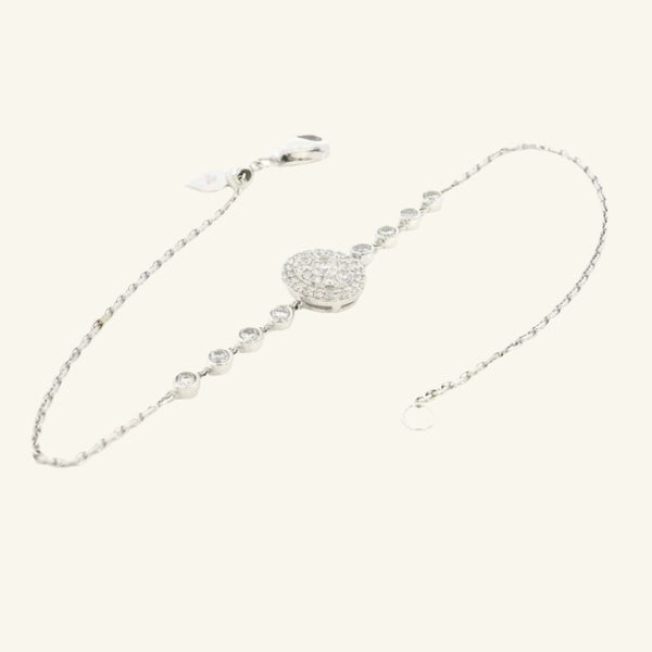 Stella White Gold Diamond Bracelet