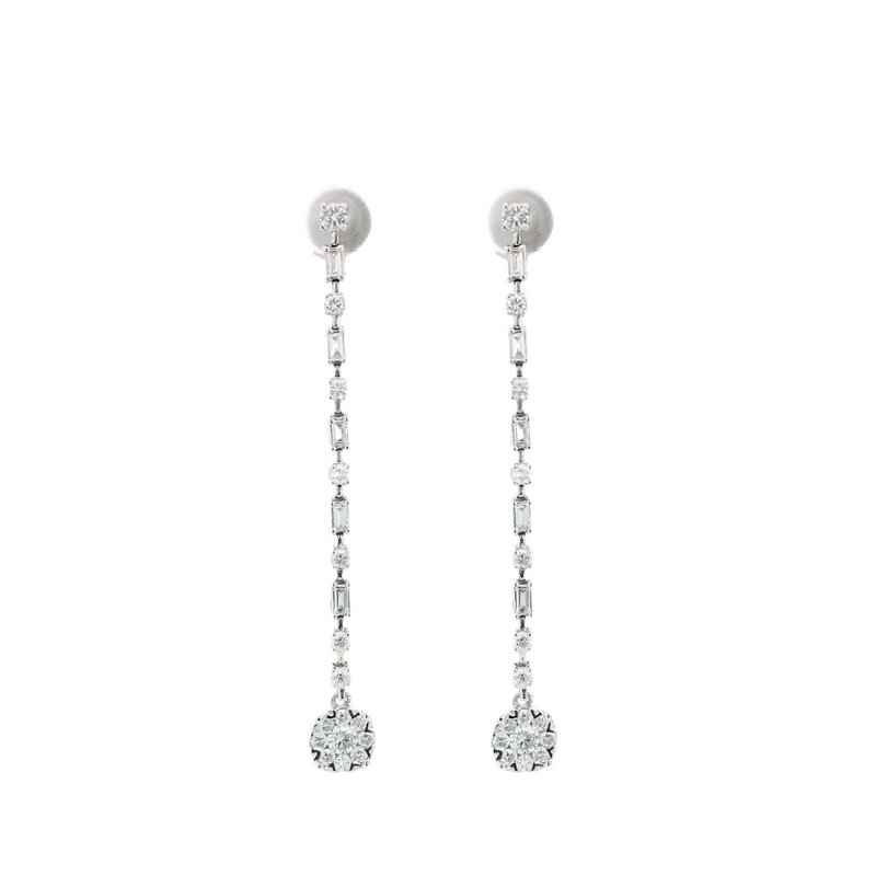 Lexy White Gold Diamond Earrings