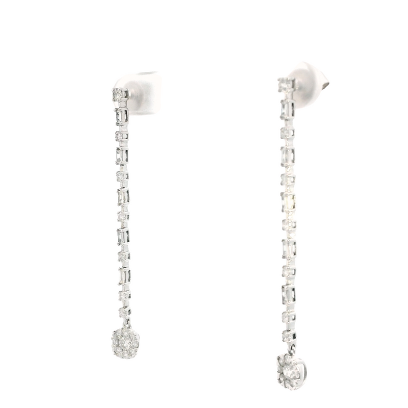 Lexy White Gold Diamond Earrings