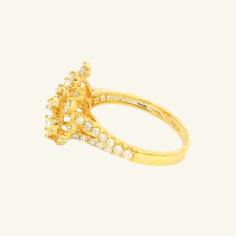 Alani Yellow Gold Diamond Ring