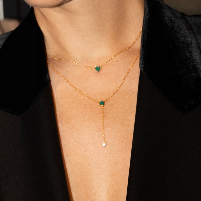 Gemma Emerald Necklace