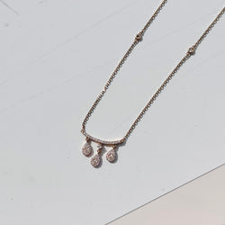 Selene Yellow Gold Diamond Necklace