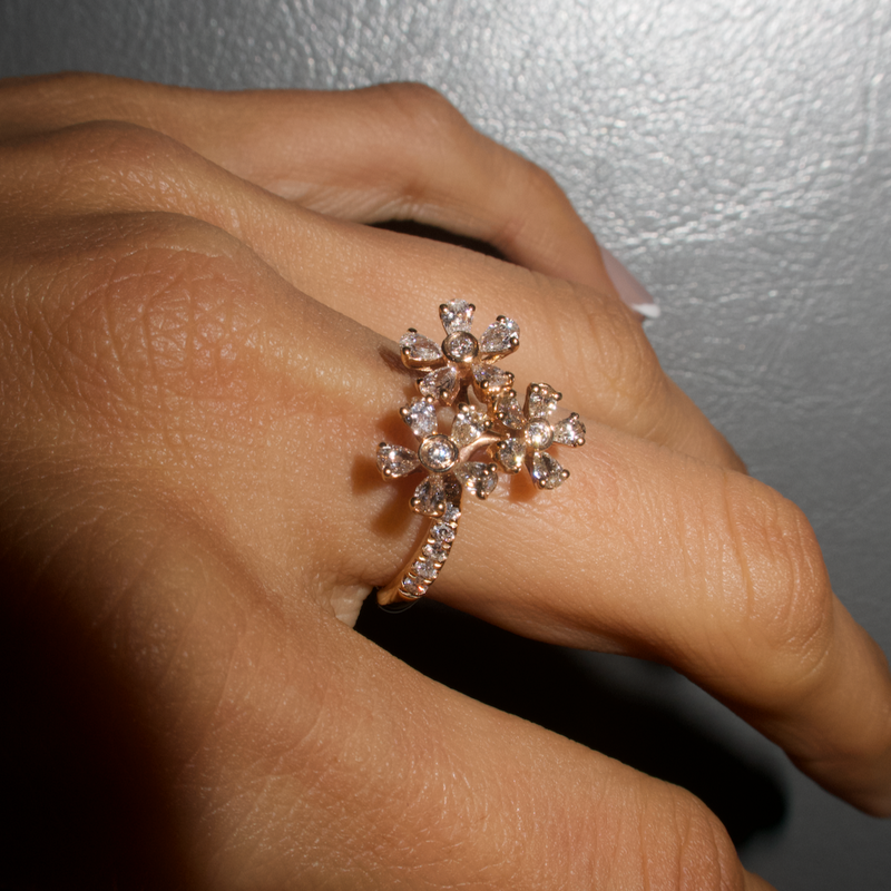 Raya Rose Gold Diamond Ring