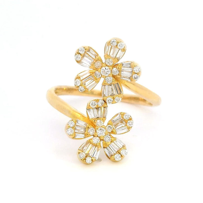 Izzy Yellow Gold Diamond Ring