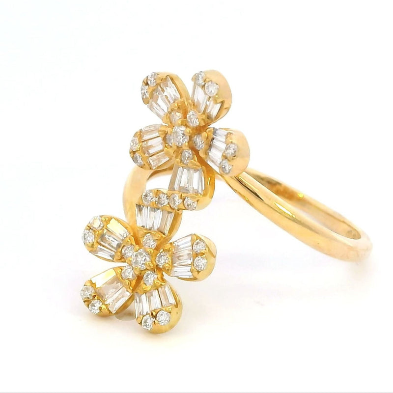 Izzy Yellow Gold Diamond Ring