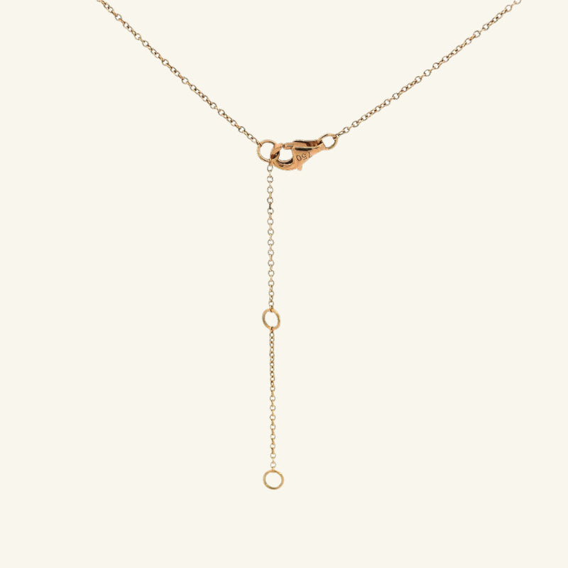 Anne Fleur Rose Gold Diamond Necklace